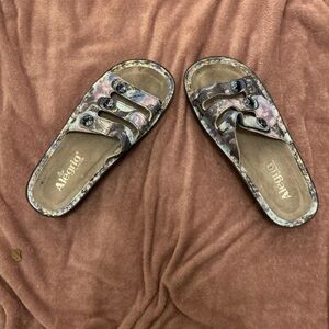 Alegria Women's Slippers - Brown and Purple